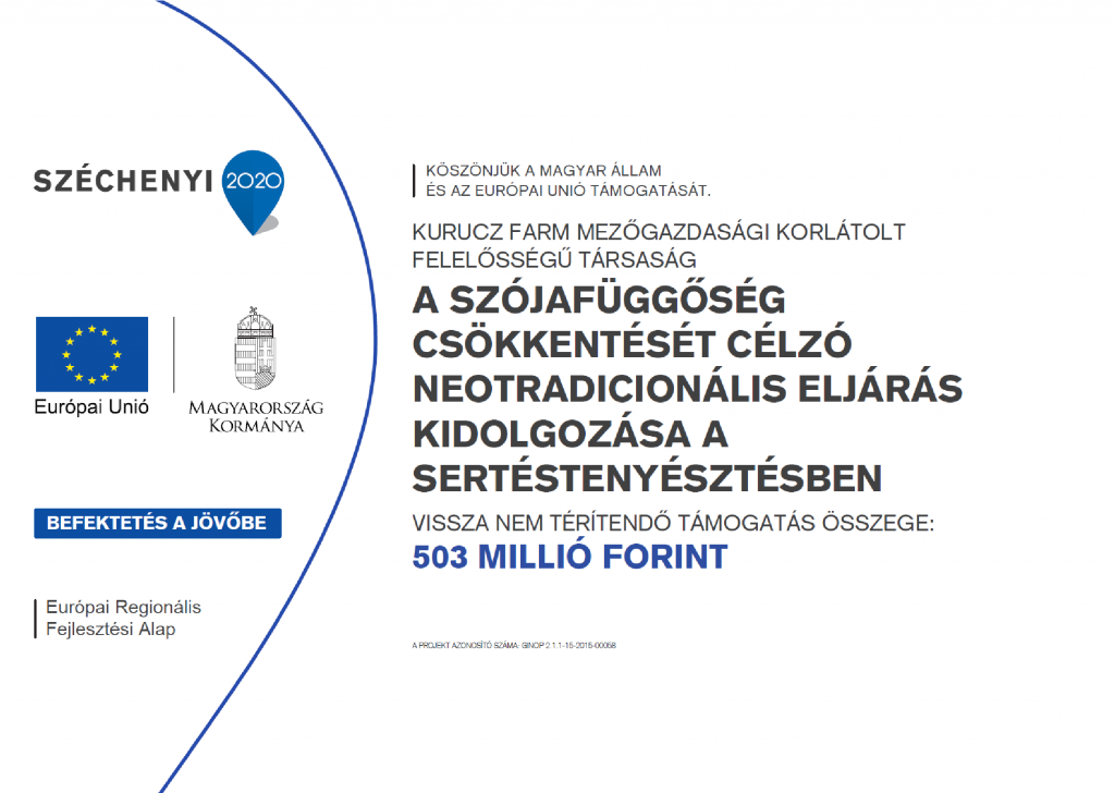Széchenyi 2020 pályázati támogatás